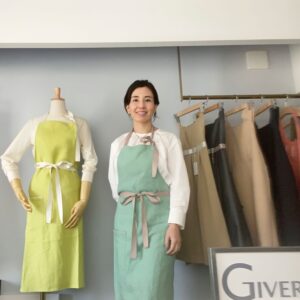 『専業主婦から一転、エプロン専門ブランドを立ち上げ』勝田亜純　GIVERNY代表