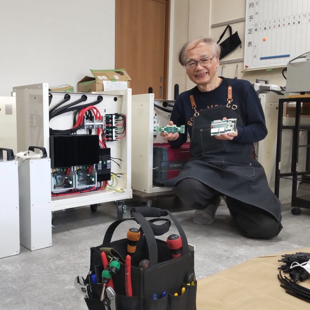 『八丈島で再生可能エネルギーを利用した蓄電装置を開発』植木喜治　株式会社エネルギーの島　技術開発担当